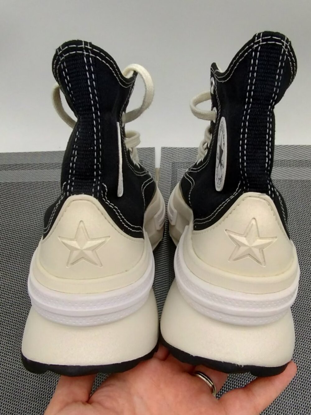 Converse Run Star Legacy CX Hi Top Platform Sneakers Black Unisex M7/W8.5 - Picture 7 of 16